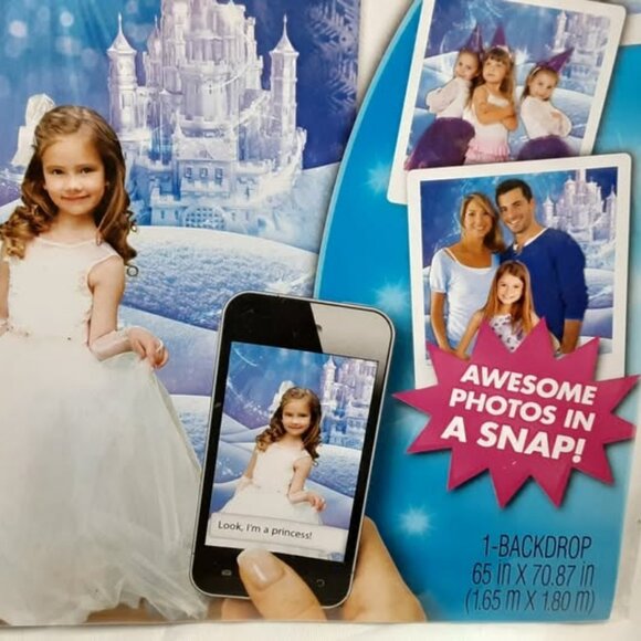 PHOTO Backdrop - Ice Castle Winter Princess - Picture 2 of 2
